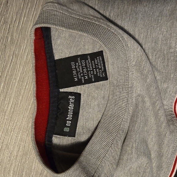 Vintage No Boundaries Elastic Striped T-Shirt (M) - Picture 4 of 6